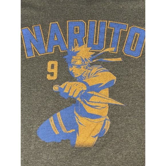 Naruto Shippuden 2007 Collection 9 Shirt Mens Size XL Gray Anime - Picture 3 of 7